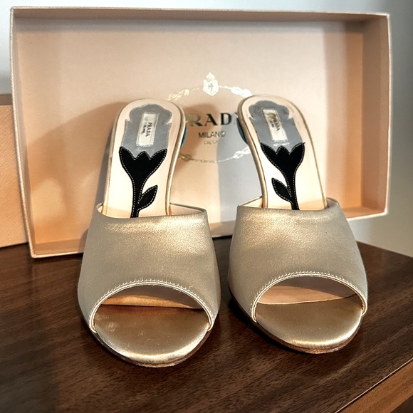 Prada Fairy Collection S/S 2008 Flower Heels 37 - Picture 1 of 4
